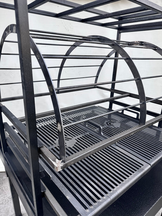 LA PEUMINA parrilla cuadrada 1 mt multifuncional desmontable