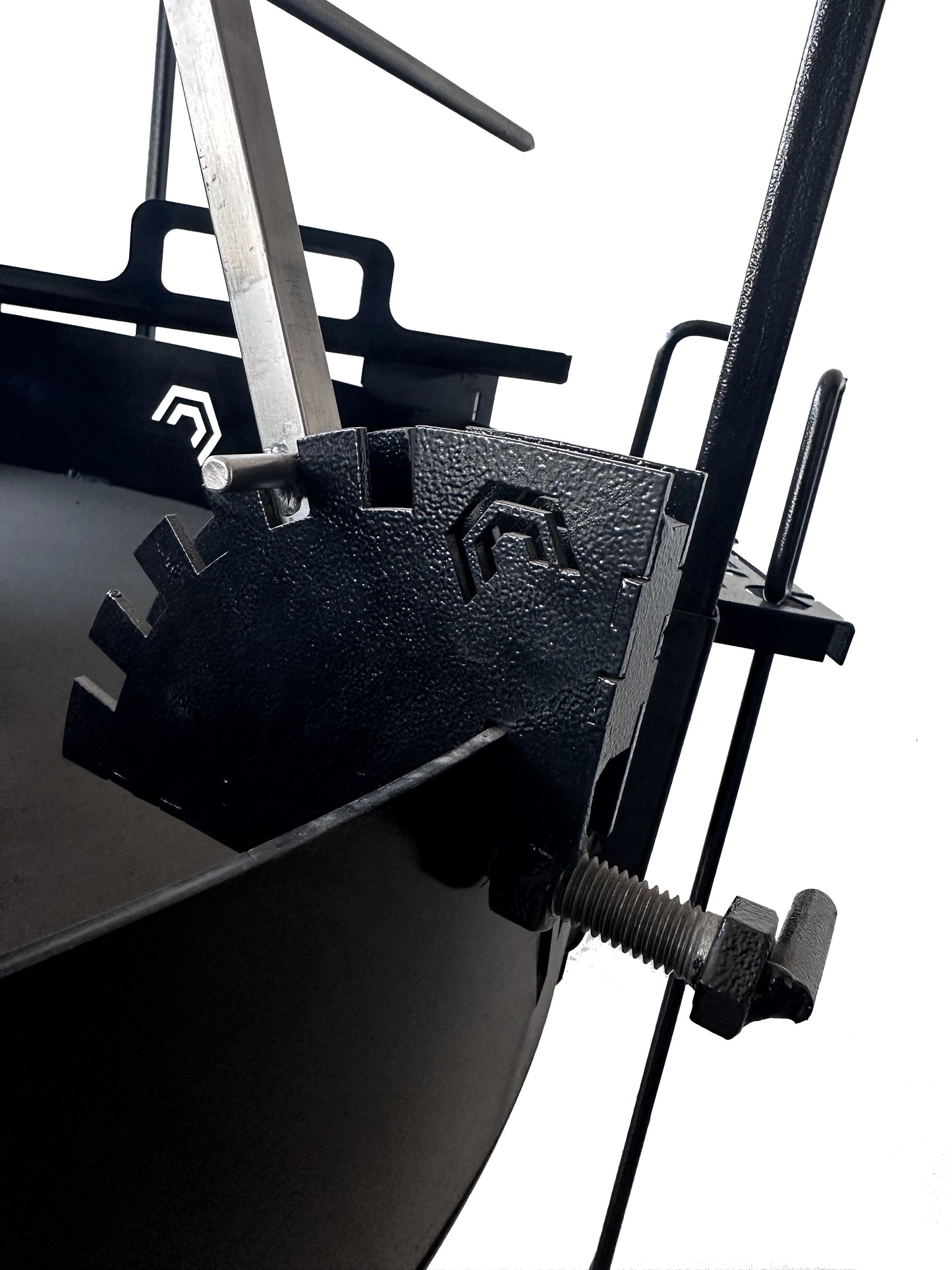 LA RAMONA, parrilla multifuncional con ruedas, 120 cms, accesorios