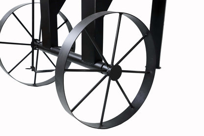 LA RAMONA, parrilla multifuncional con ruedas, 120 cms, accesorios