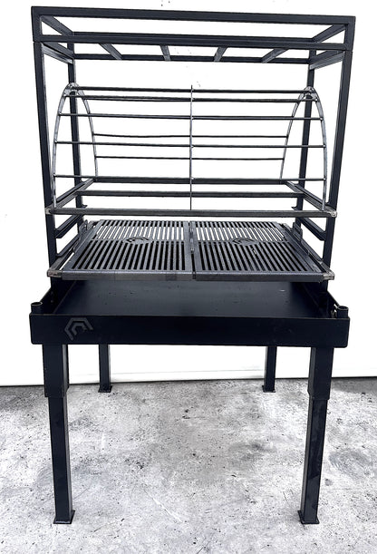 LA PEUMINA parrilla cuadrada 1 mt multifuncional desmontable