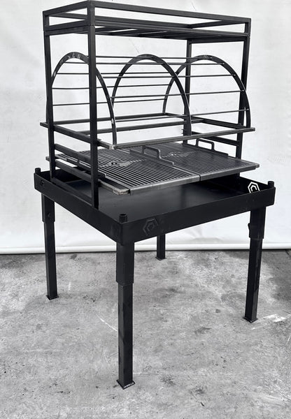 LA PEUMINA parrilla cuadrada 1 mt multifuncional desmontable