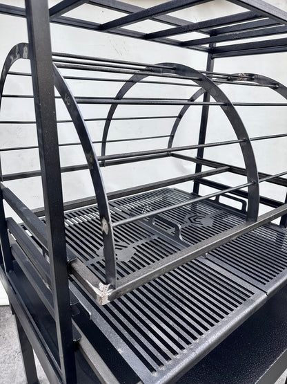 LA PEUMINA parrilla cuadrada 1 mt multifuncional desmontable