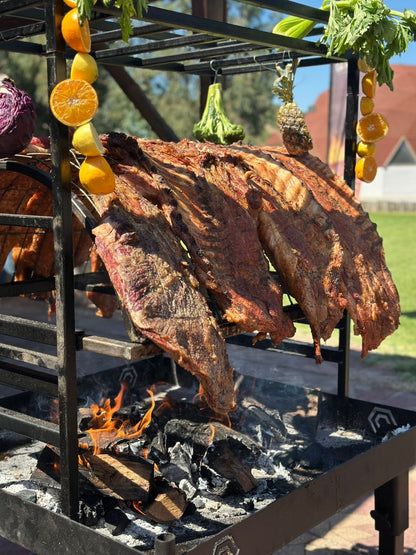 LA PEUMINA parrilla cuadrada 1 mt multifuncional desmontable