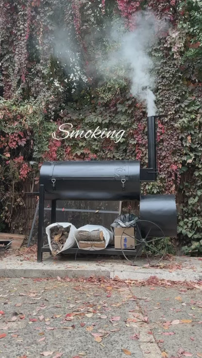 EL MOKE, ahumador de flujo inverso 235 ltrs.